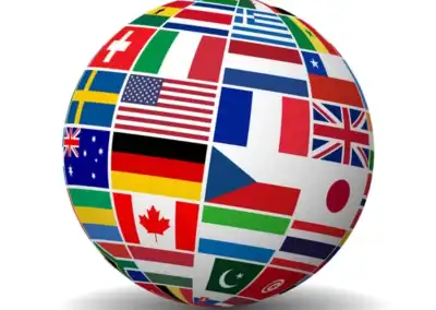 Globe représentant la voyance internationale proposée par le Cabinet Voyance Gucci